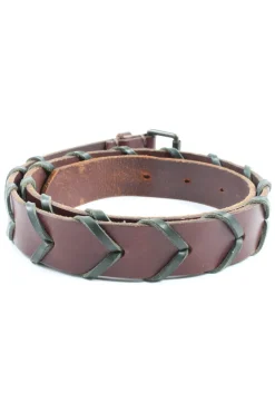 Gürtel>Sofie Du2019Hoore Ledergürtel Größe 85 braunkhaki