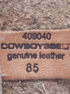 Ledergürtel Größe 85-cowboy belt Clearance