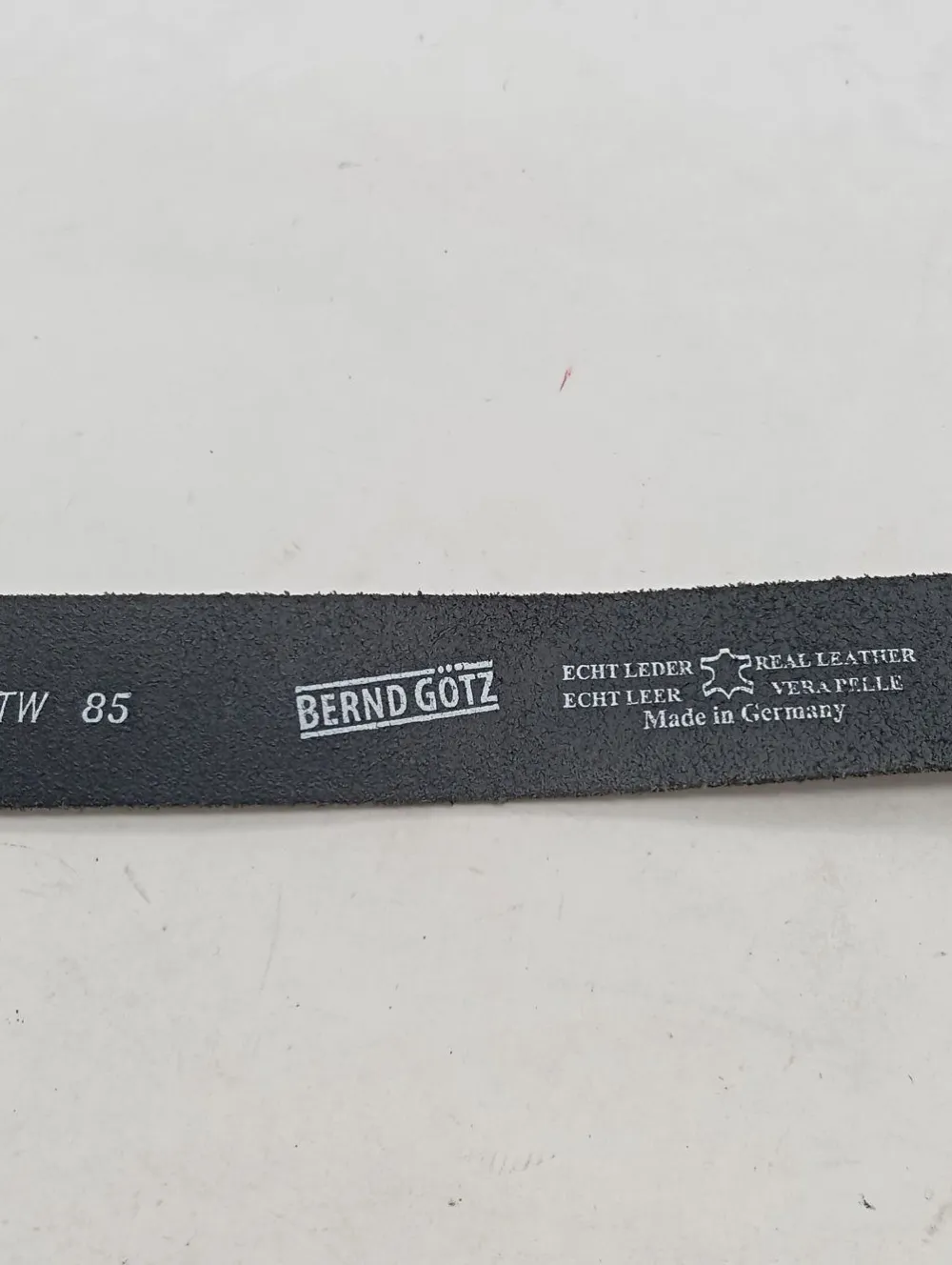 Gürtel>Bernd Gu00f6tz Ledergürtel Größe 85 schwarz