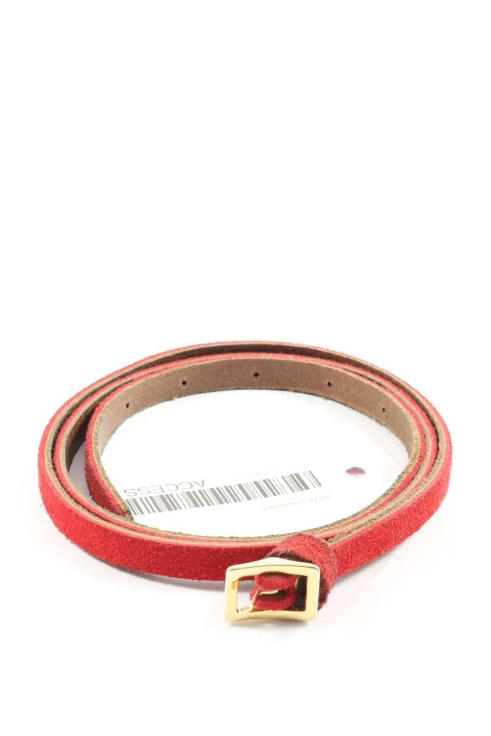 Gürtel>Azone Ledergürtel Größe 90 rot