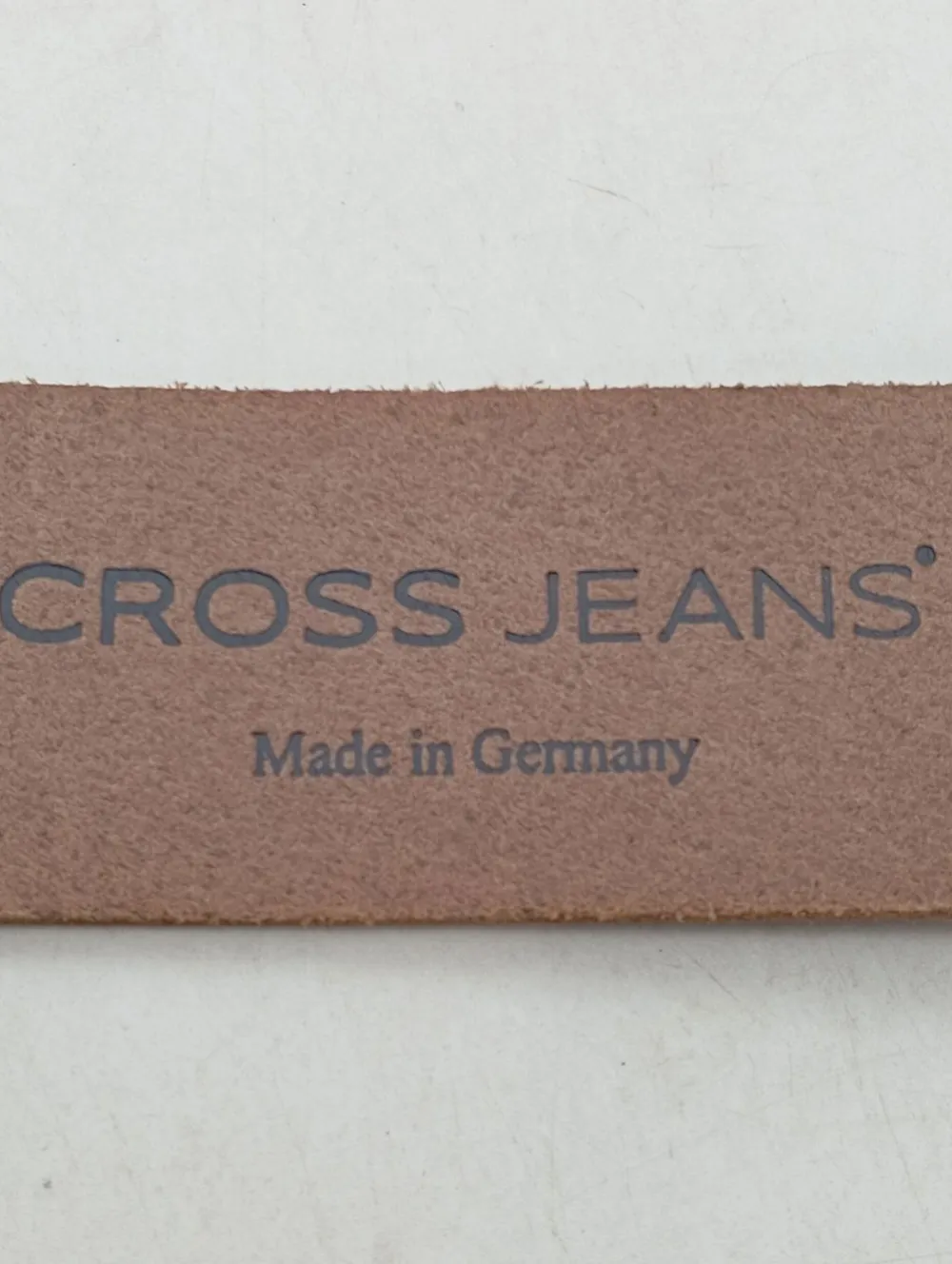 Gürtel>CROSS JEANS Ledergürtel Größe 105 braun