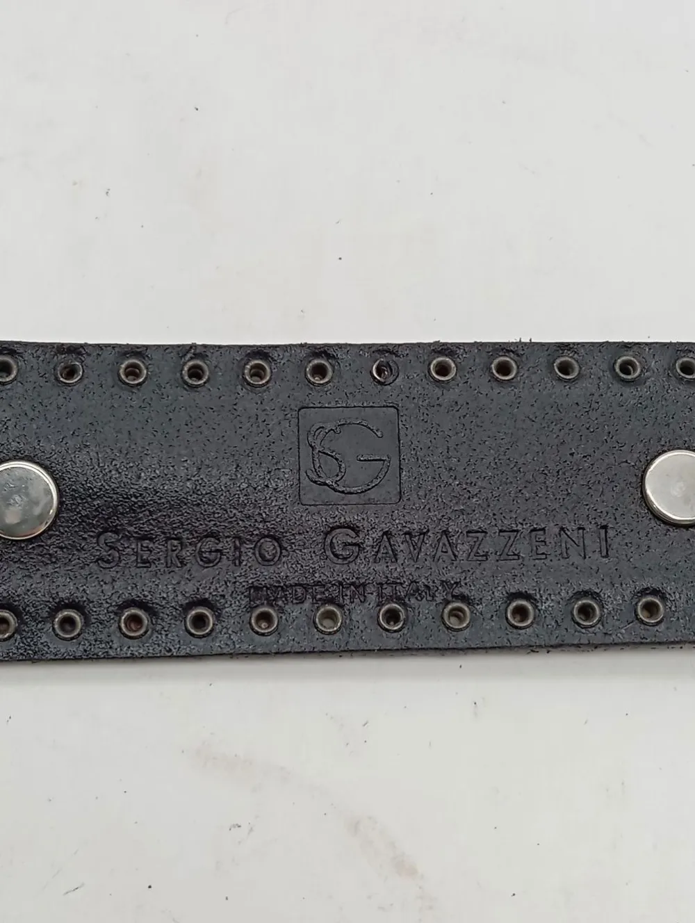 Gürtel>Sergio Gavazzeni Ledergürtel Größe 80 braun