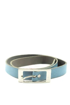 Gürtel>CRS Ledergürtel Größe 85 graublau