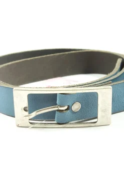 Gürtel>CRS Ledergürtel Größe 85 graublau