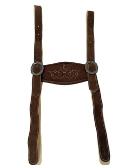 Gürtel>Frohsinn Lederimitatgürtel braun