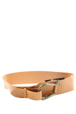 Gürtel>mister*lady Lederimitatgürtel Größe 95 hellorange