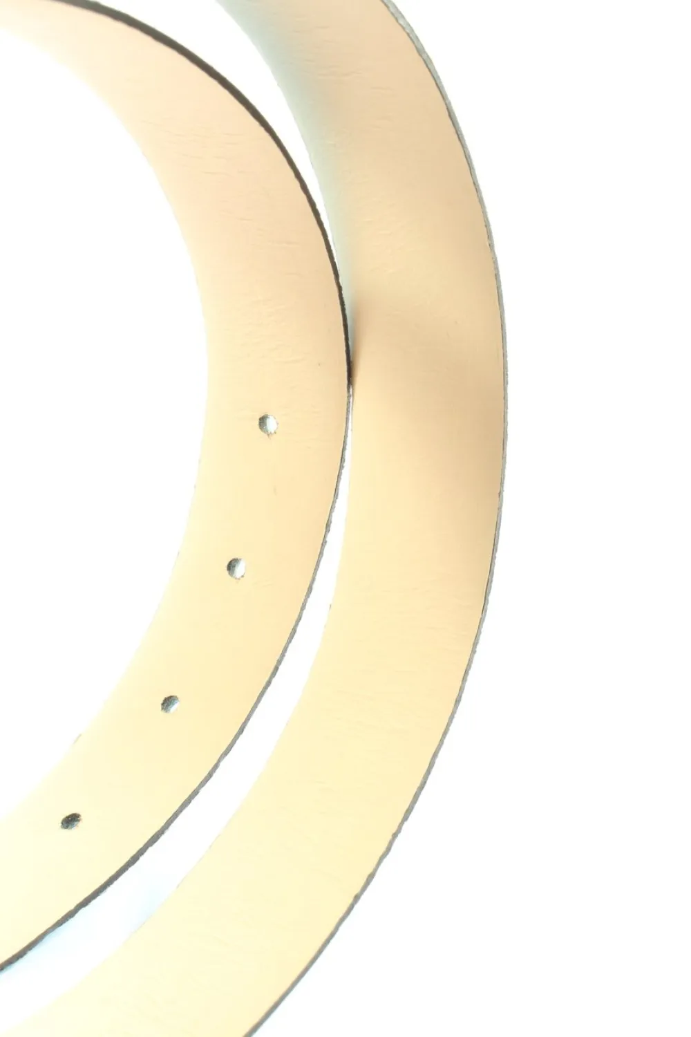 Gürtel> Lederimitatgürtel Größe 70 blaucreme