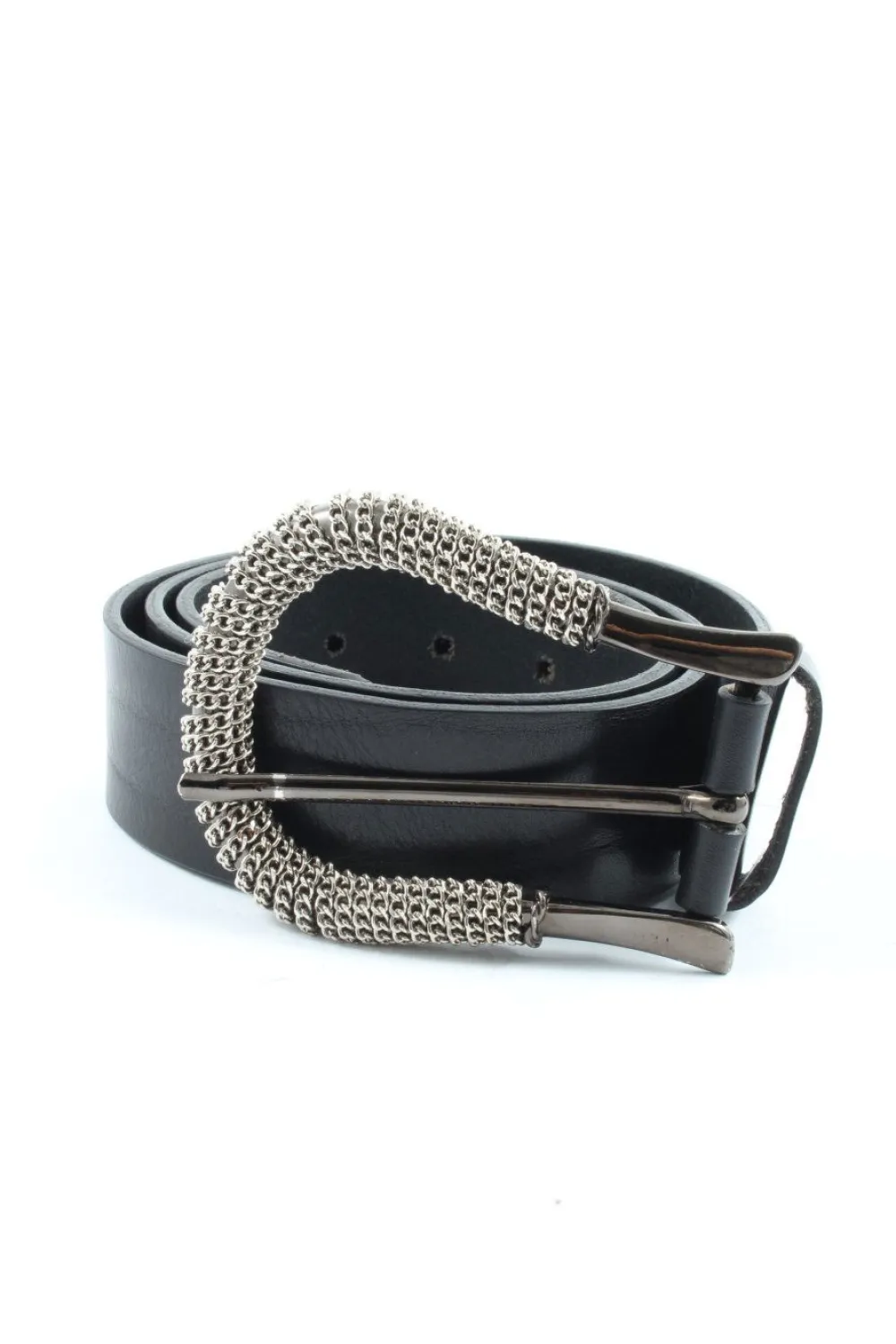 Gürtel>VITTOZZI Lederimitatgürtel Größe 80 schwarz