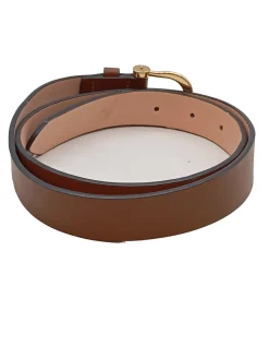 Gürtel>H&M Lederimitatgürtel Größe 90 braun