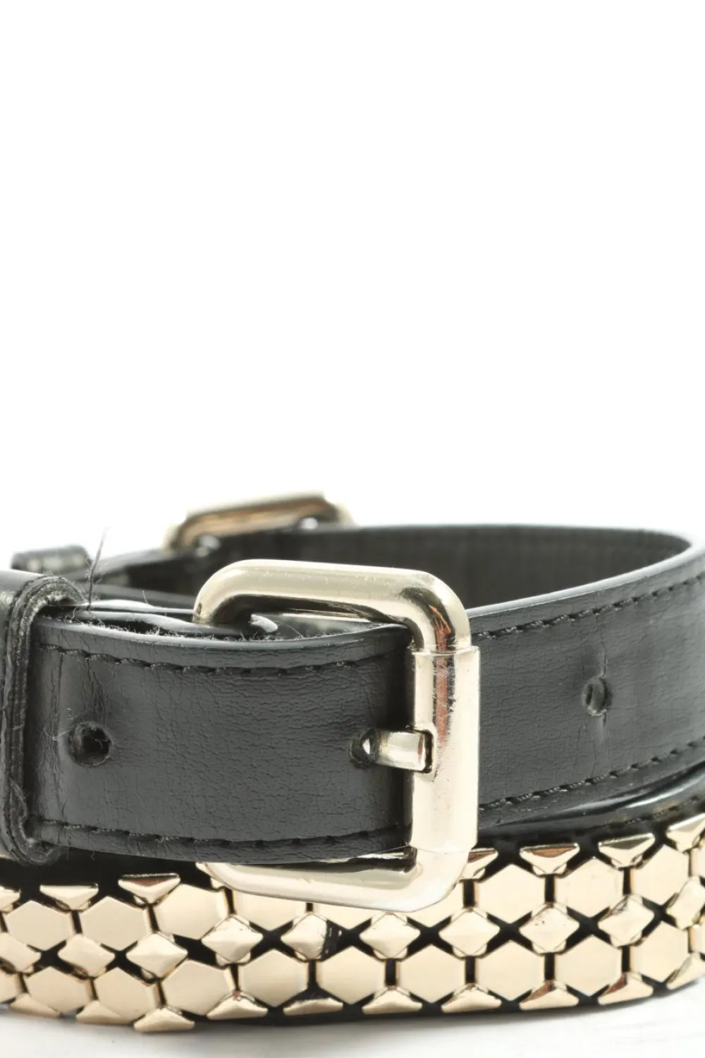 Gürtel>MNG Lederimitatgürtel Größe 75 schwarz