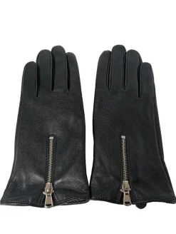 Handschuhe>mister*lady Lederimitathandschuhe schwarz