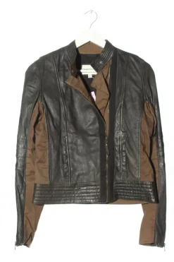 Jacken>Clements Ribeiro Lederjacke Größe 38 schwarzbraun