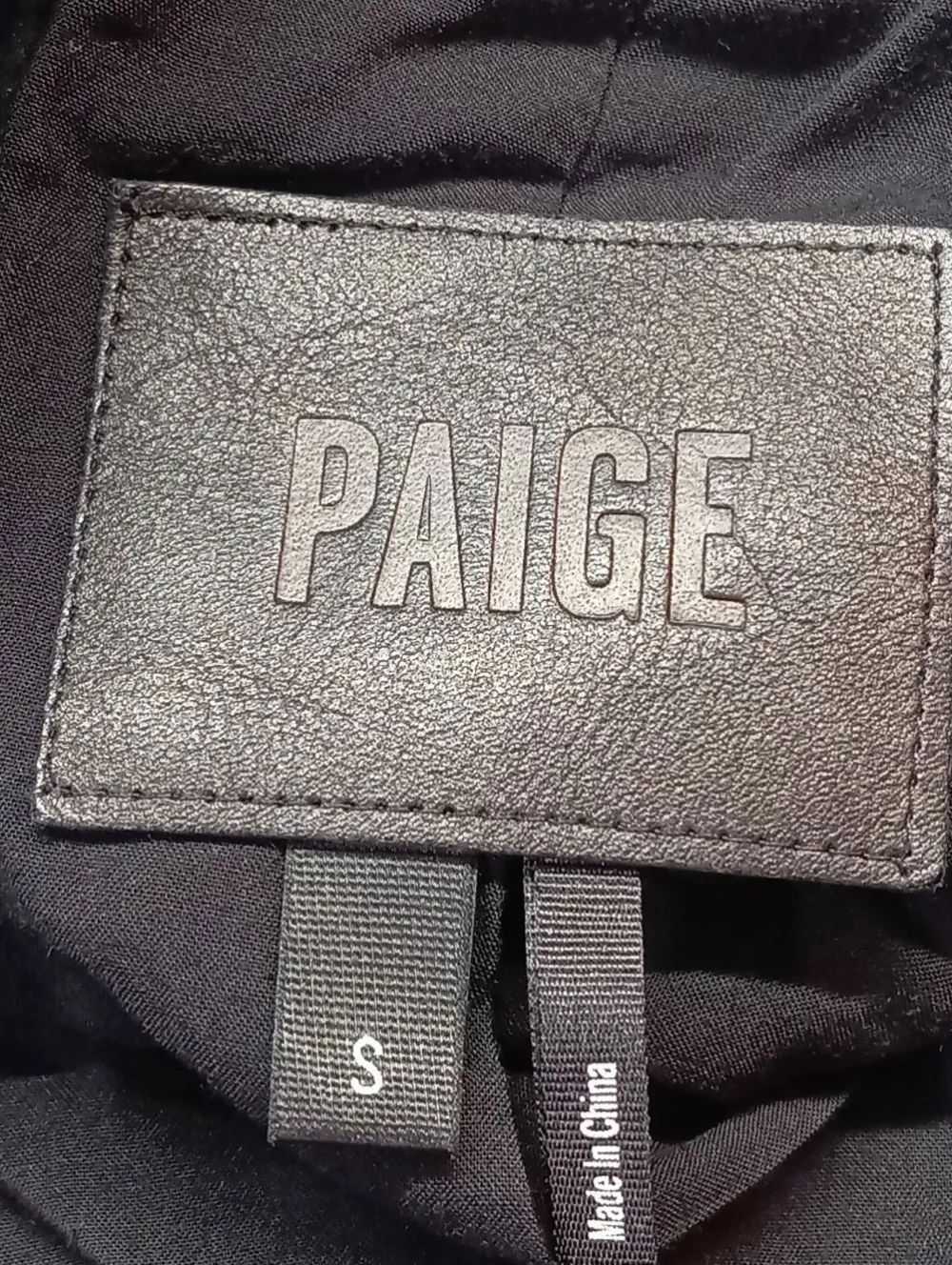 Jacken>Paige Lederjacke Größe 36 schwarz