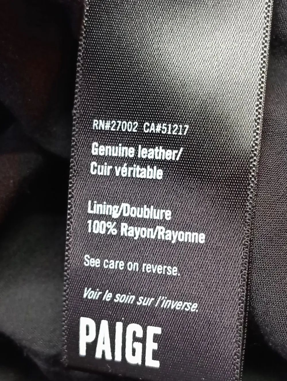 Jacken>Paige Lederjacke Größe 36 schwarz