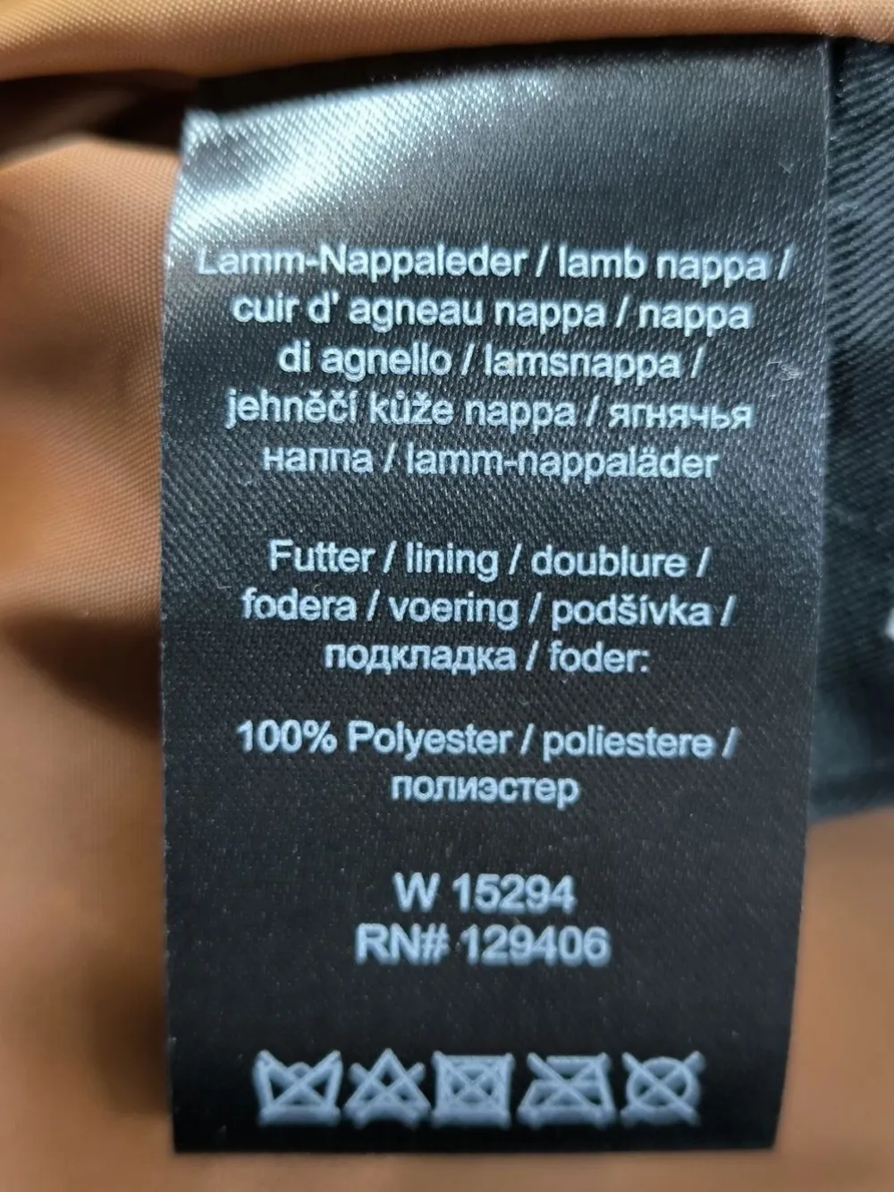 Mäntel>MAINPOL Ledermantel Größe 36 braun