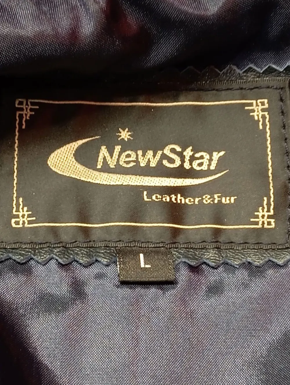 Mäntel>new star Ledermantel Größe 40 schwarz