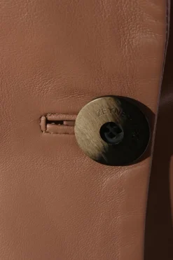 Ledermantel Größe 34-Zeynep Arcay Discount