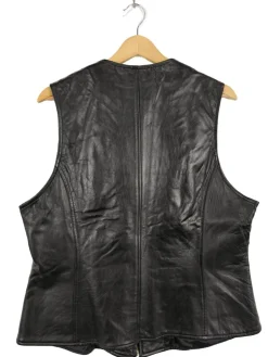 Westen> Lederweste Größe 42 schwarz