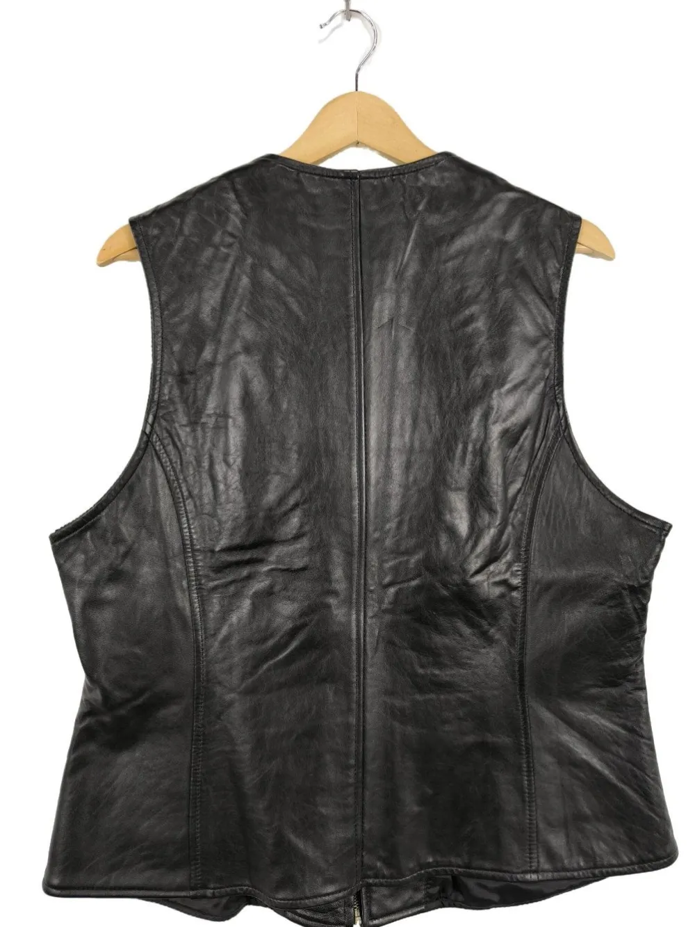 Westen> Lederweste Größe 42 schwarz