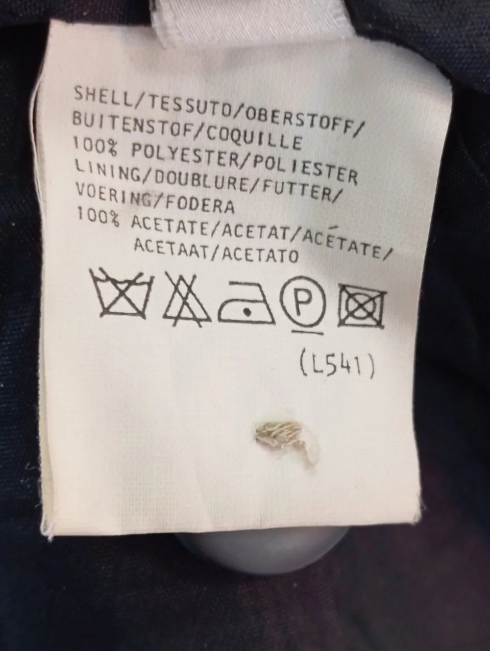 Blazer>Cartoon Long-Blazer Größe 36 wollweißhellgrau