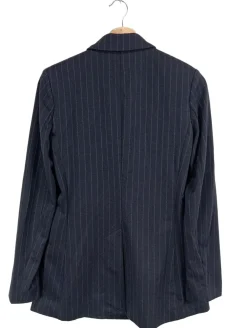 Blazer>H&M Long-Blazer Größe 36 schwarzweiß