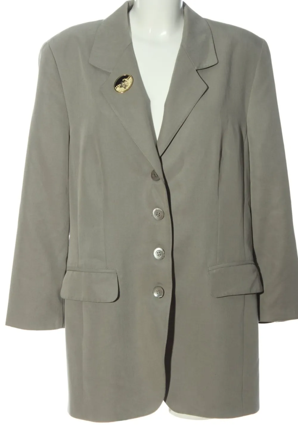 Blazer>Jean Claire Long-Blazer Größe 44 hellgrau