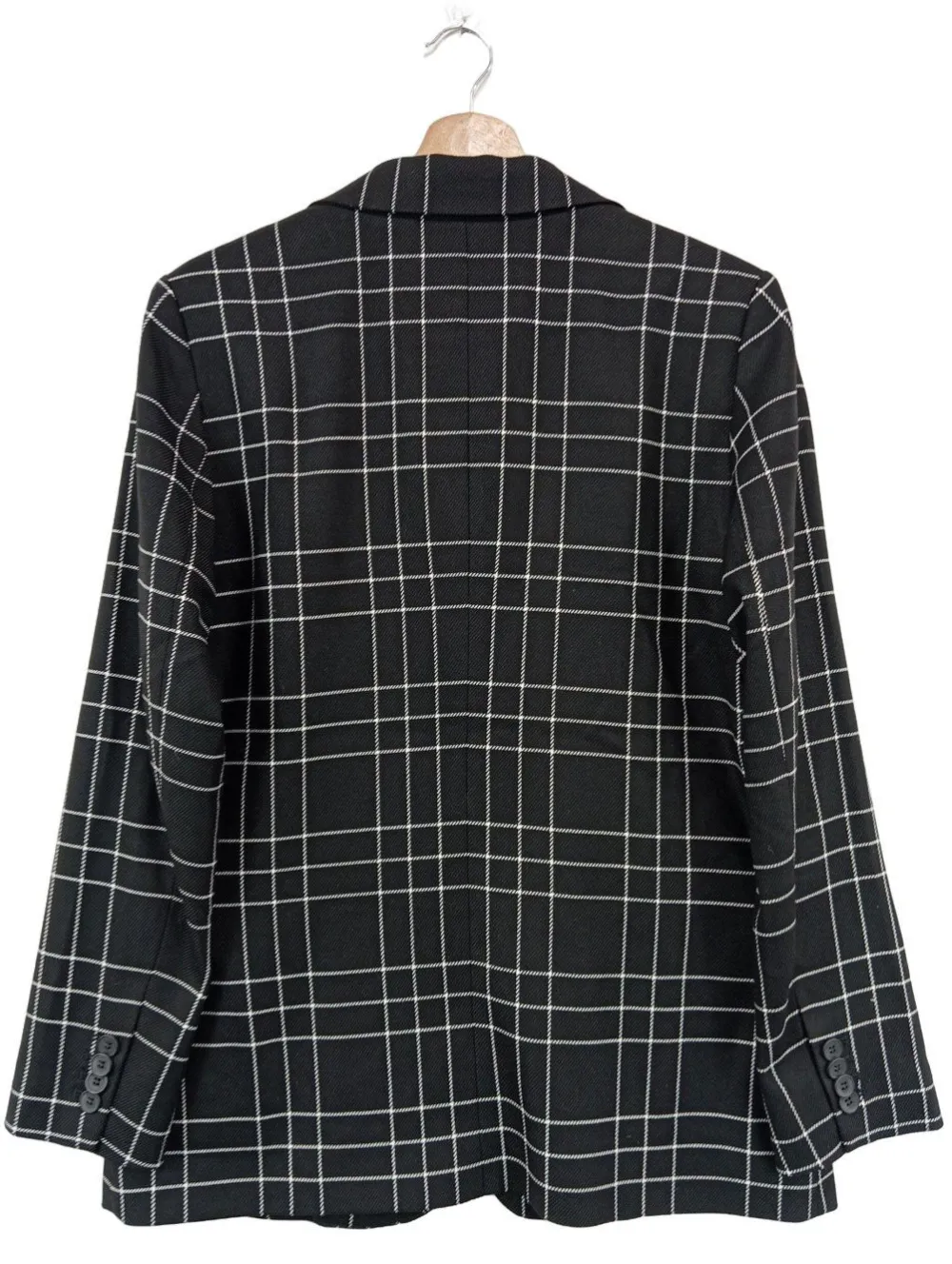 Blazer>Hallhuber Long-Blazer Größe 38 schwarzweiß