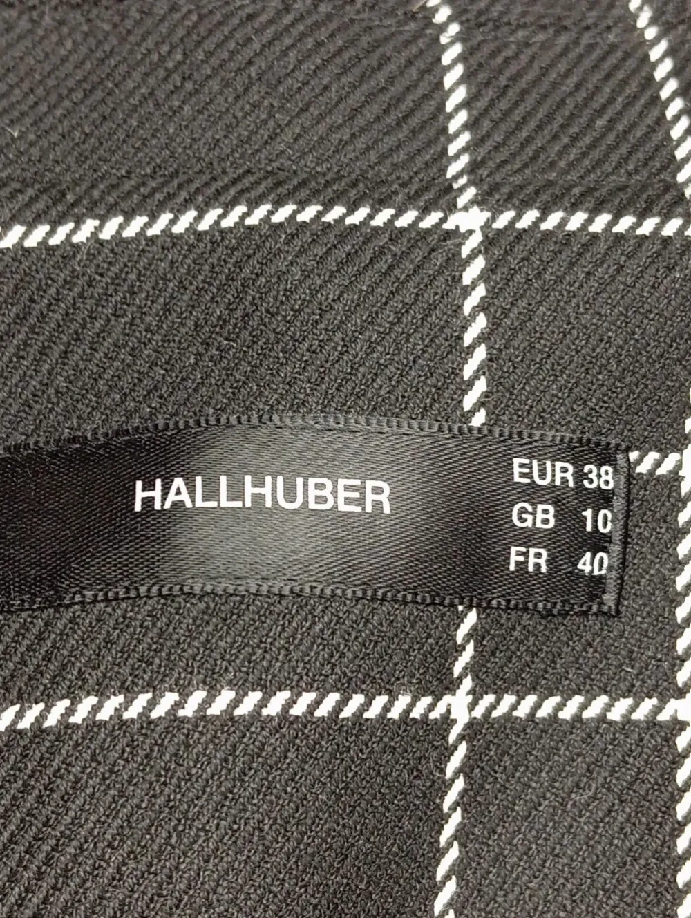 Blazer>Hallhuber Long-Blazer Größe 38 schwarzweiß
