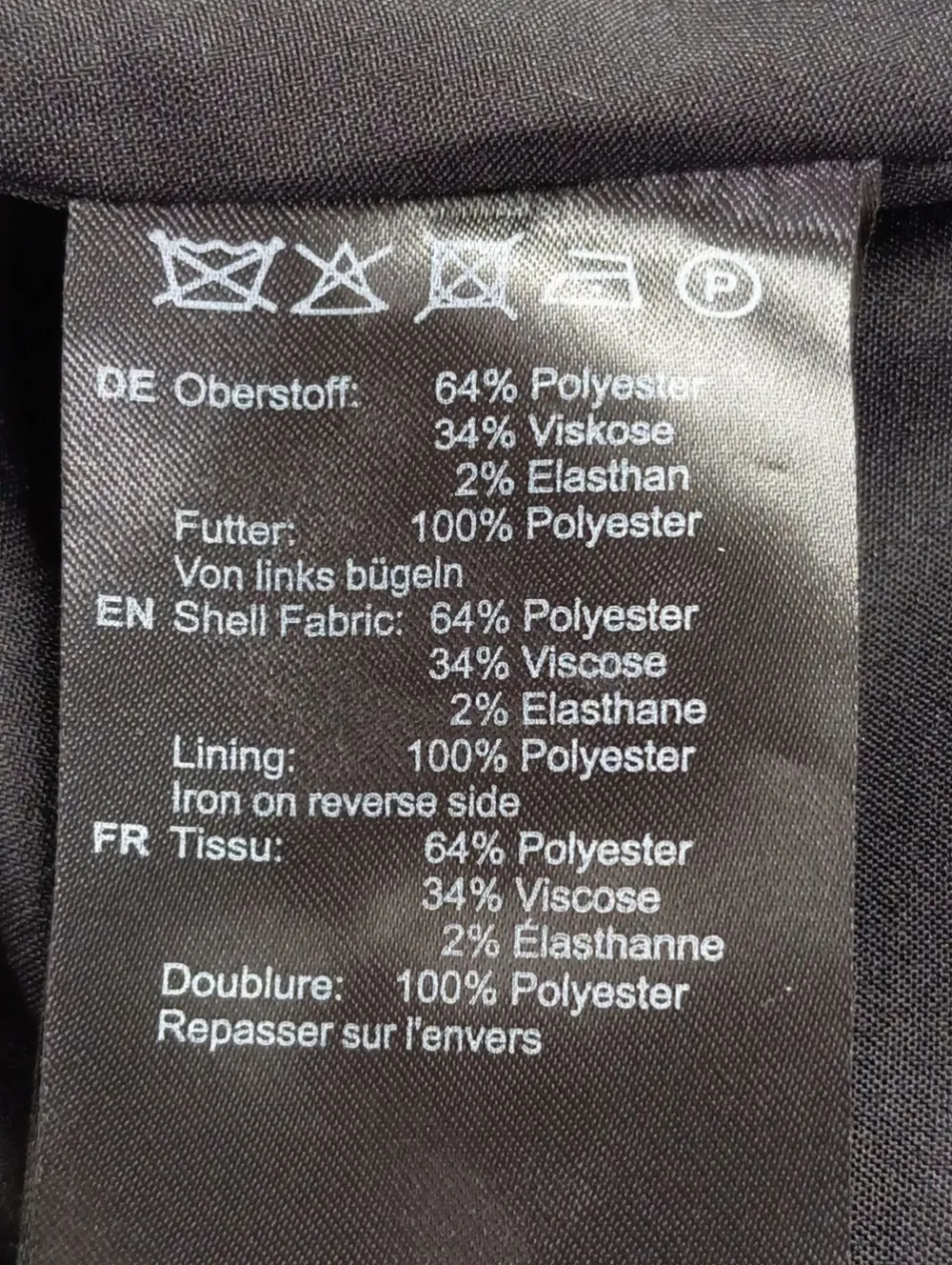 Blazer>Hallhuber Long-Blazer Größe 38 schwarzweiß
