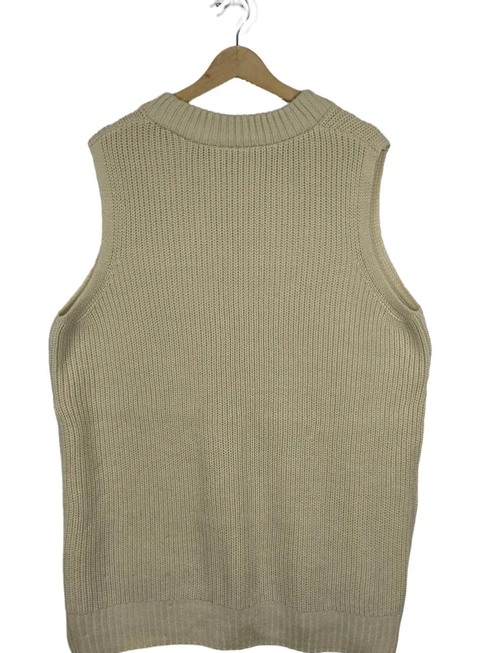 Pullunder>H&M Divided Longpullunder Größe 38 wollweiß