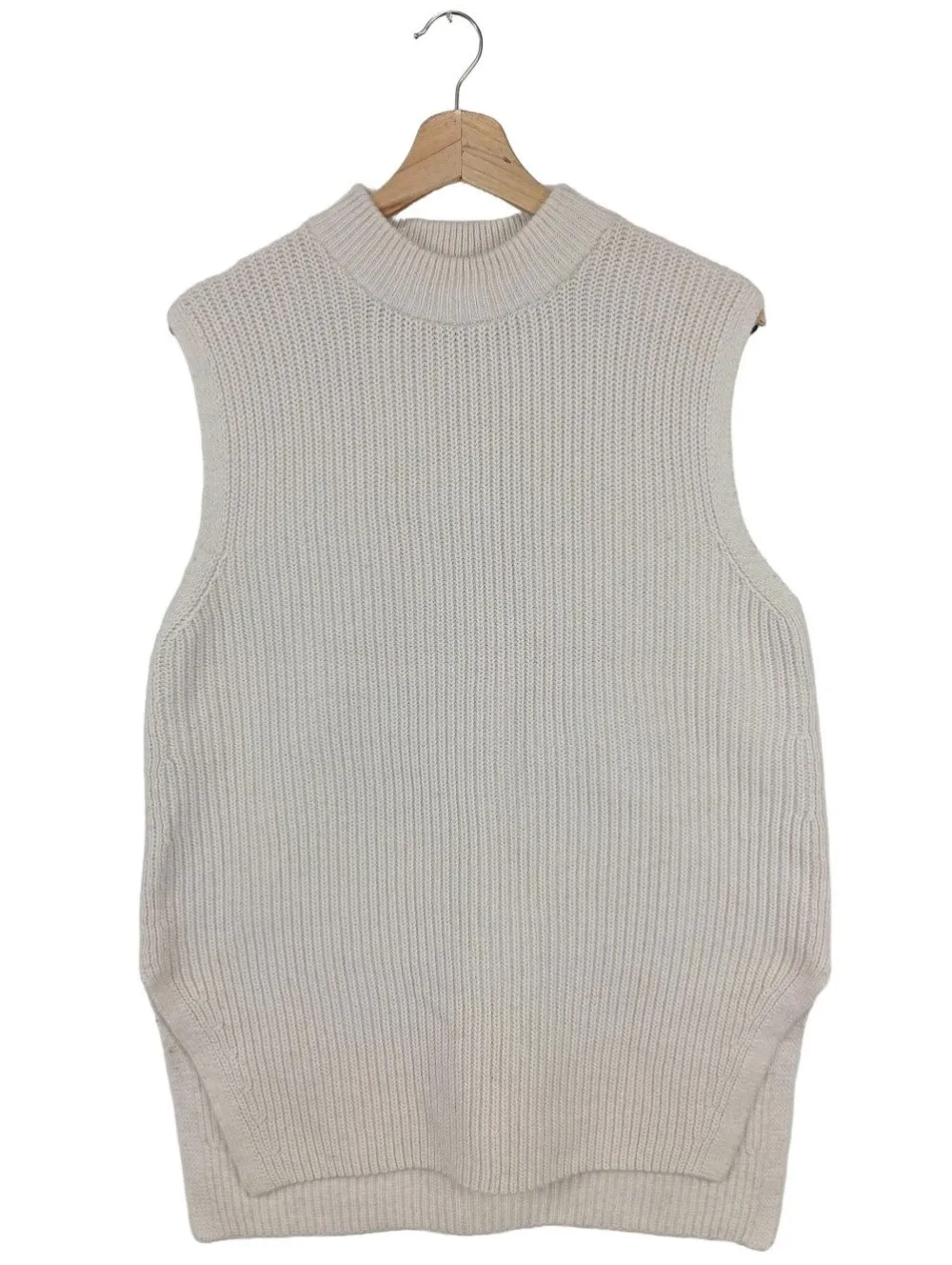 Pullunder>H&M Longpullunder Größe 34 wollweiß