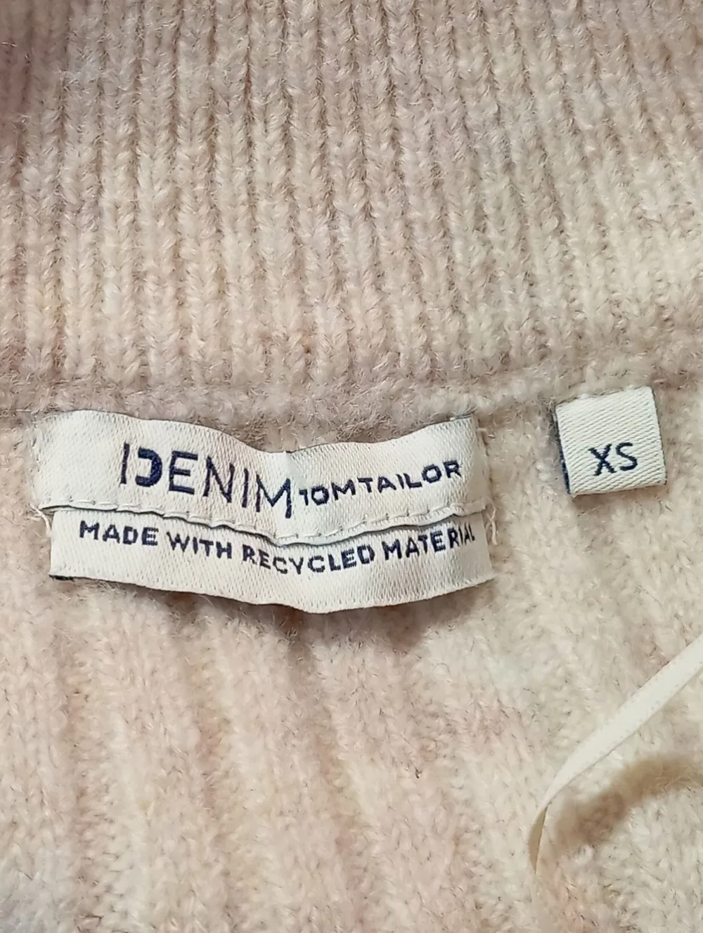 Pullunder>Tom Tailor Denim Longpullunder Größe 34 creme