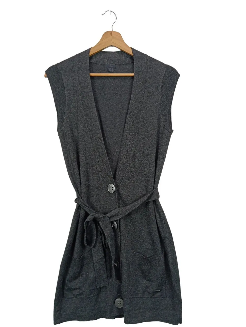 Pullunder>TCM Longpullunder Größe 36 hellgrau