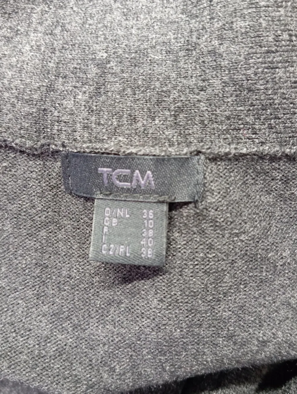 Pullunder>TCM Longpullunder Größe 36 hellgrau