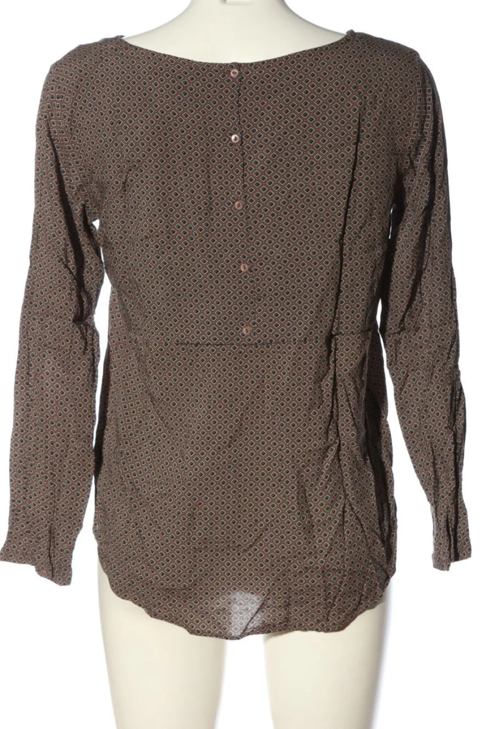 Shirts>Tom Tailor Longsleeve Größe 36 braunblau