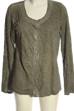 Shirts>Street One Longsleeve Größe 38 khaki