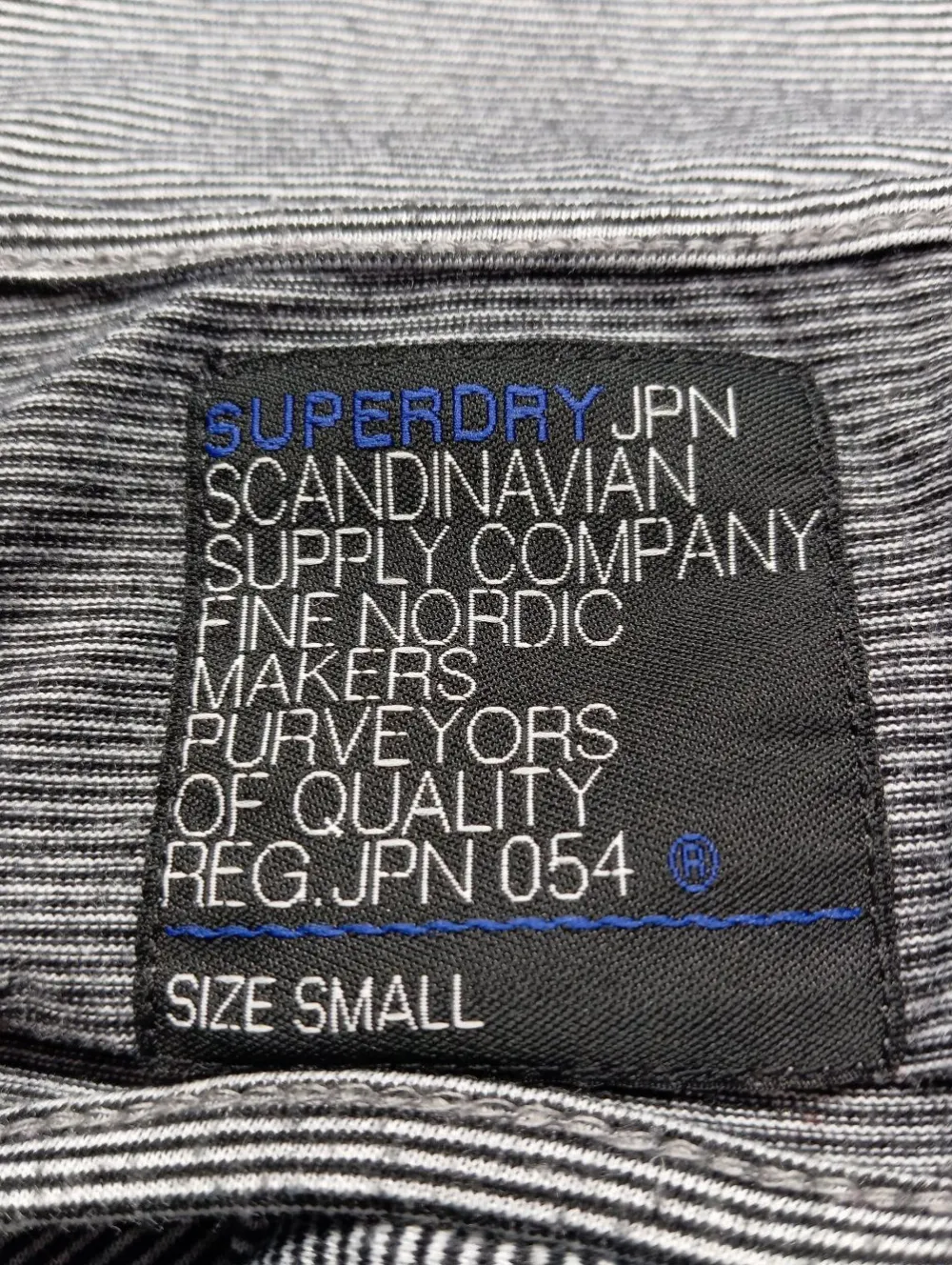 Shirts>Superdry Longsleeve Größe 36 hellgrauweiß