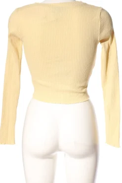 Shirts>Topshop Longsleeve Größe 34 blassgelb