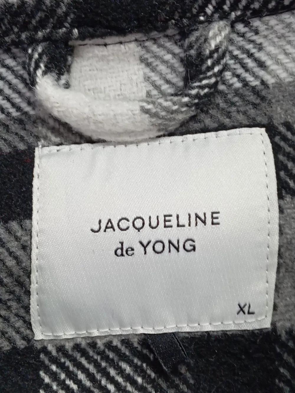 Westen>Jacqueline de Yong Longstrickweste Größe 42 hellgrau