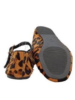 Ballerinas>H&M Mary Jane Ballerinas Größe 40 hellorangeschwarz