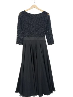 Kleider>Swing Maxikleid Größe 36 schwarz