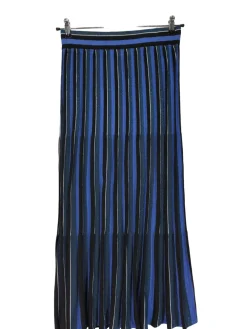 Röcke>Zara Knit Maxirock Größe 38 blauschwarz