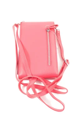 Minitaschen>TCM Minitasche rotsilberfarben