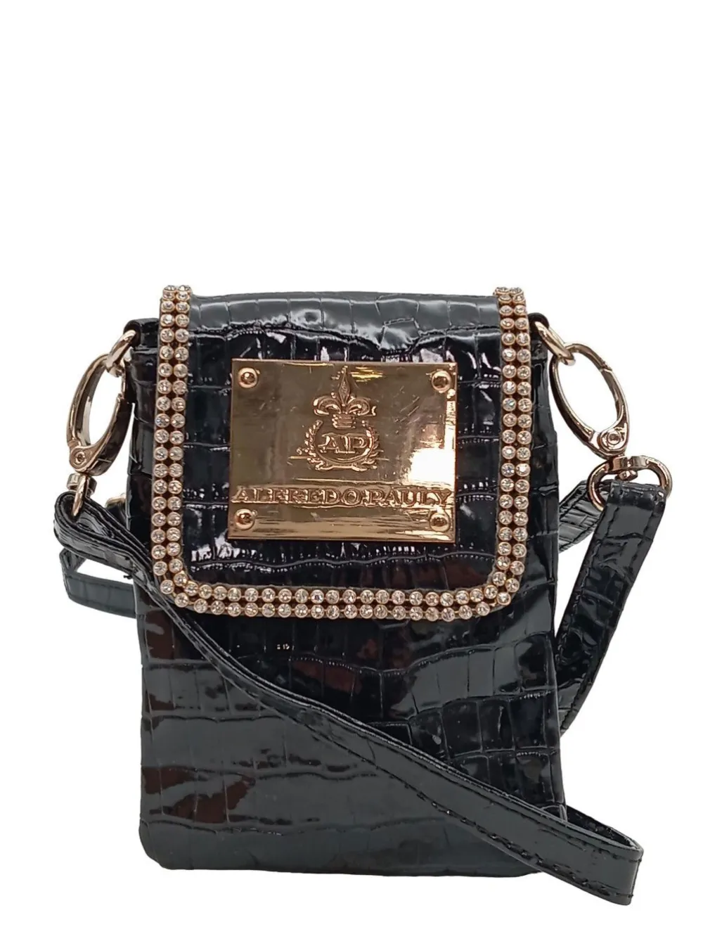 Minitaschen>Alfredo Pauly Minitasche schwarz