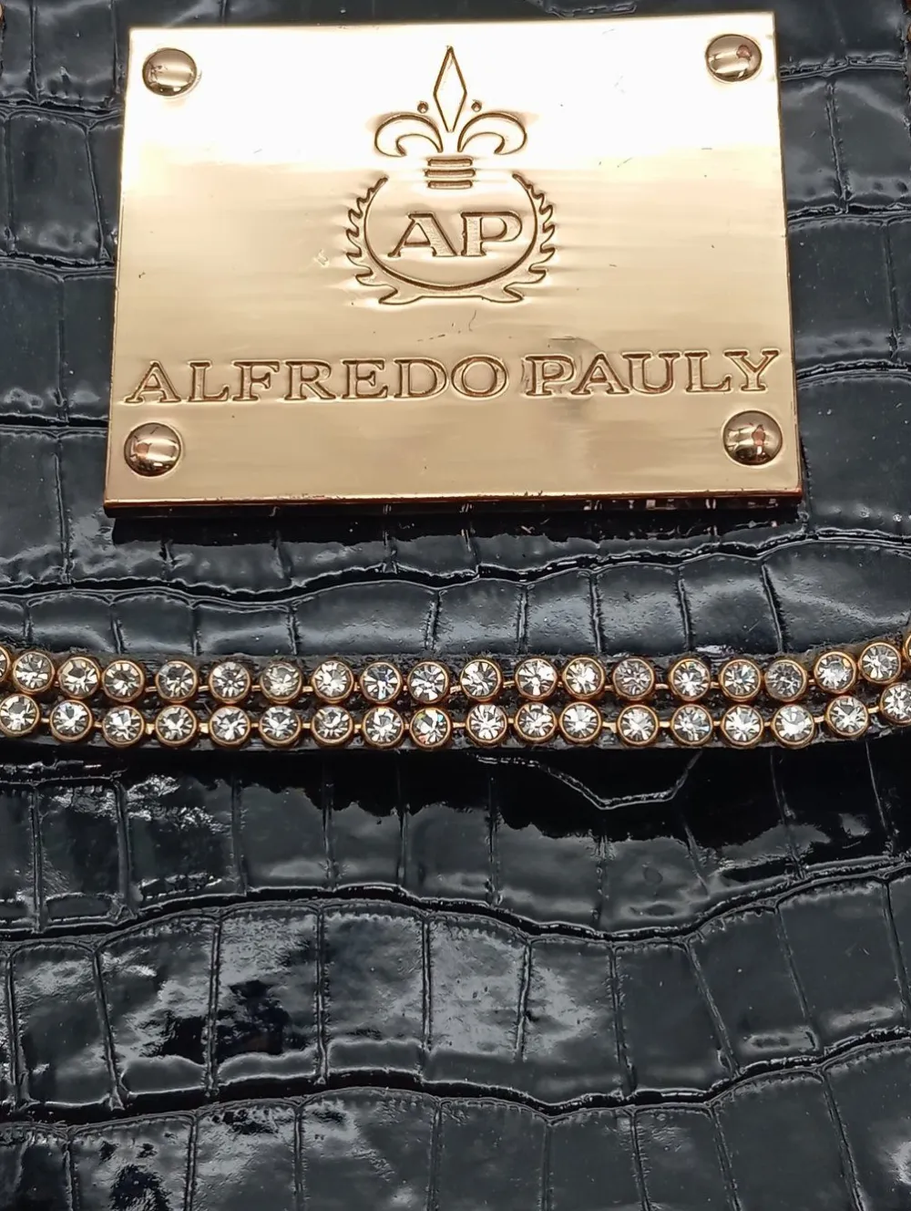 Minitaschen>Alfredo Pauly Minitasche schwarz