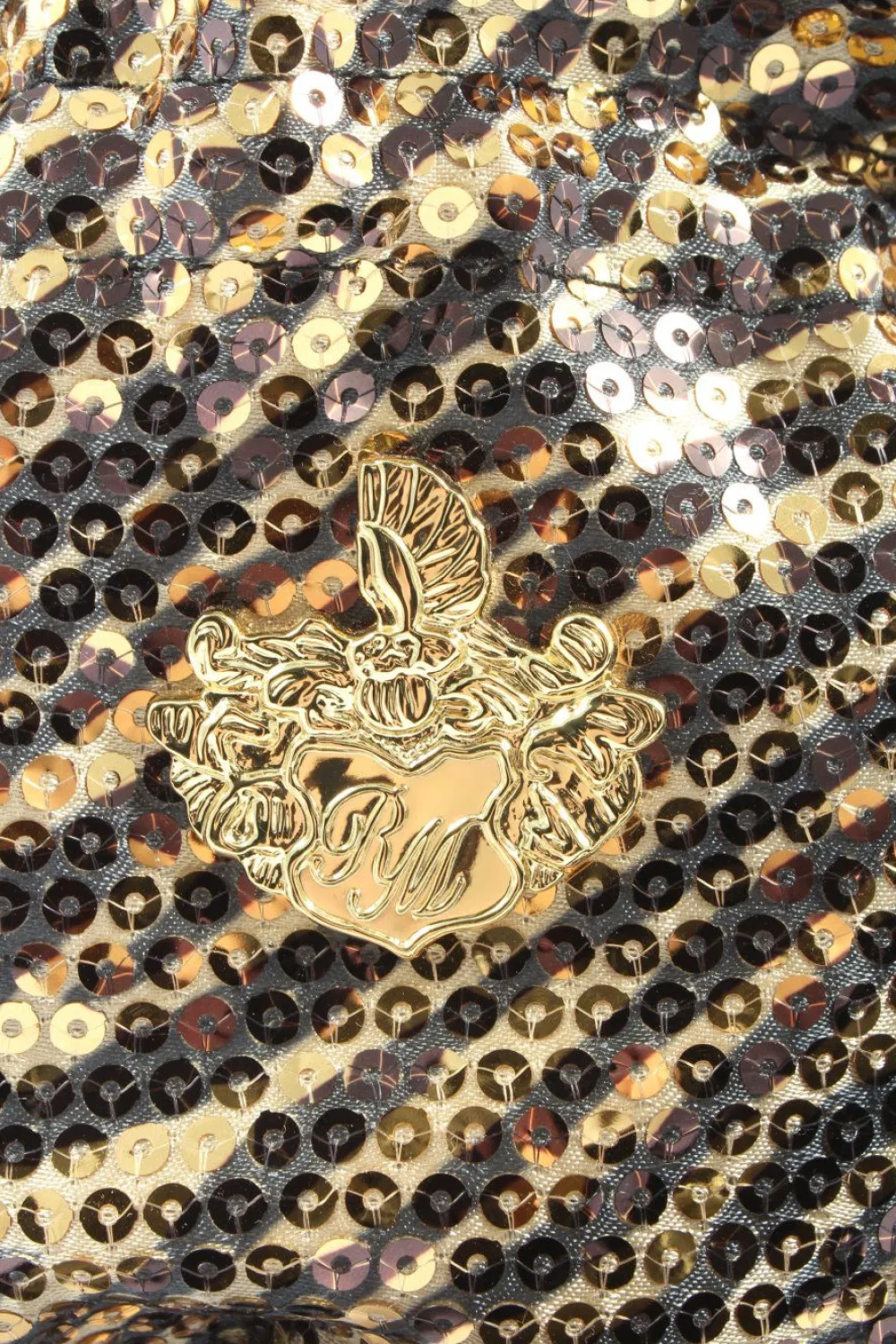 Minitaschen>Ricarda M Minitasche schwarzgoldfarben