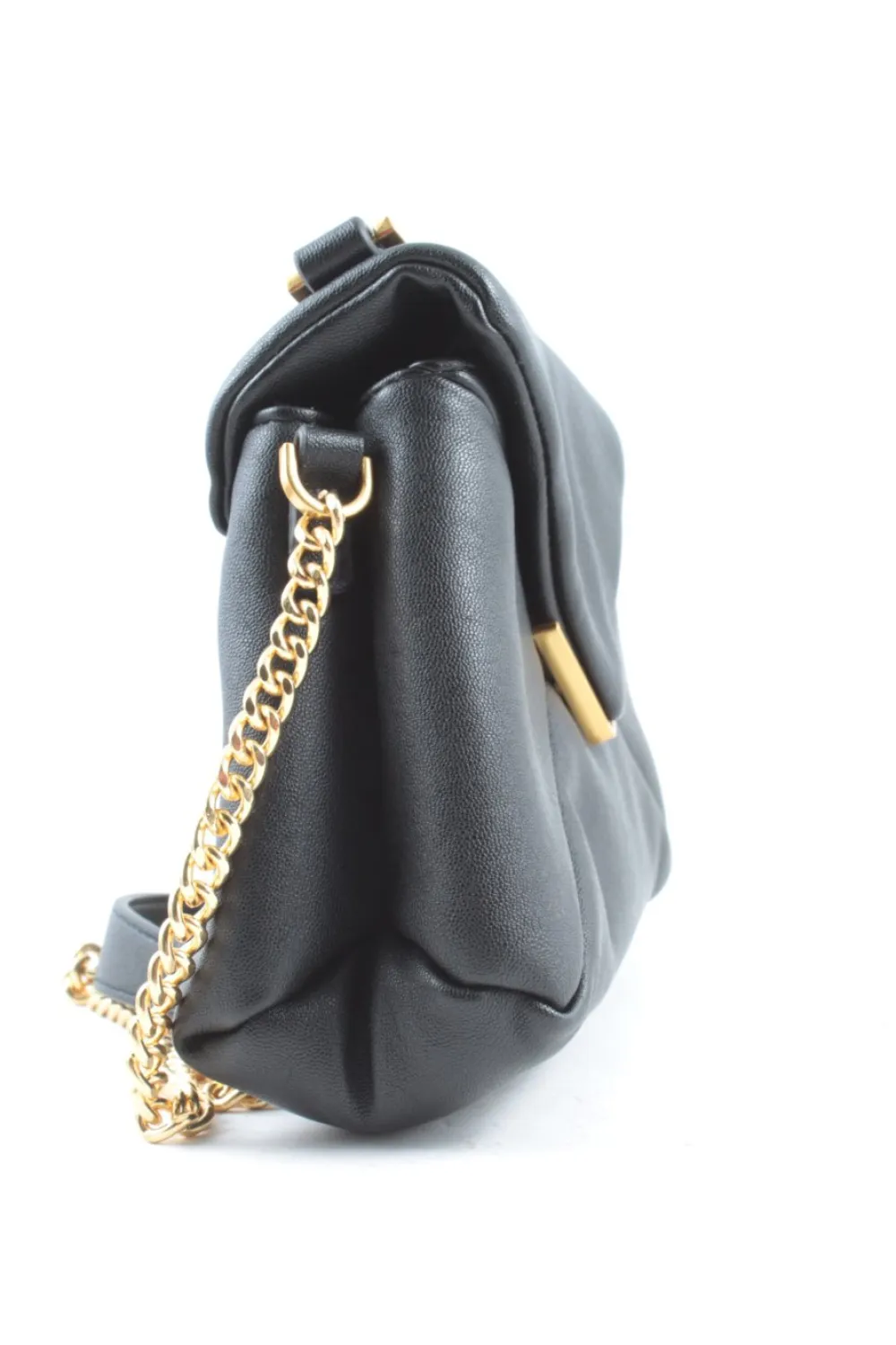 Minitaschen>MNG Minitasche schwarzgoldfarben