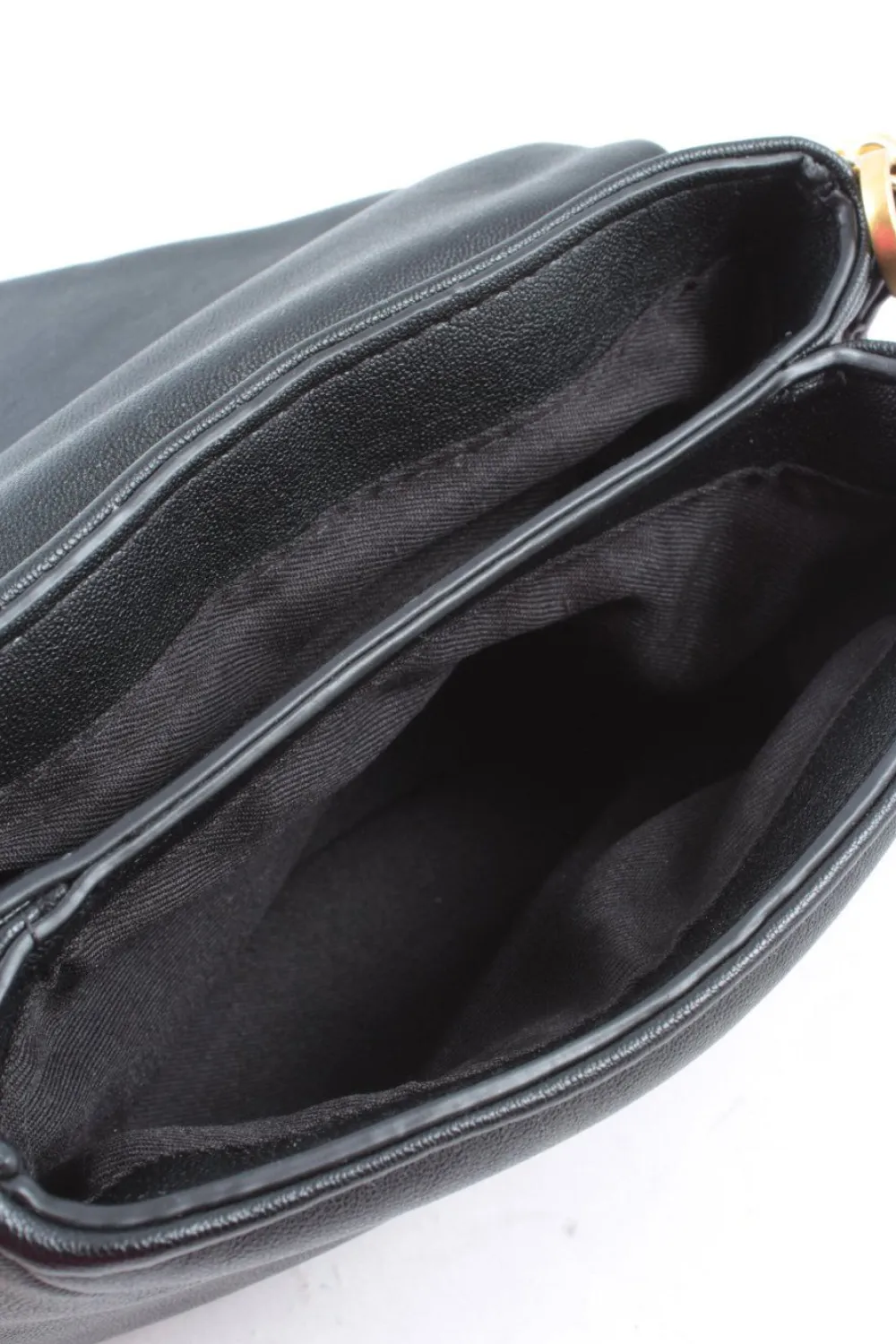 Minitaschen>MNG Minitasche schwarzgoldfarben