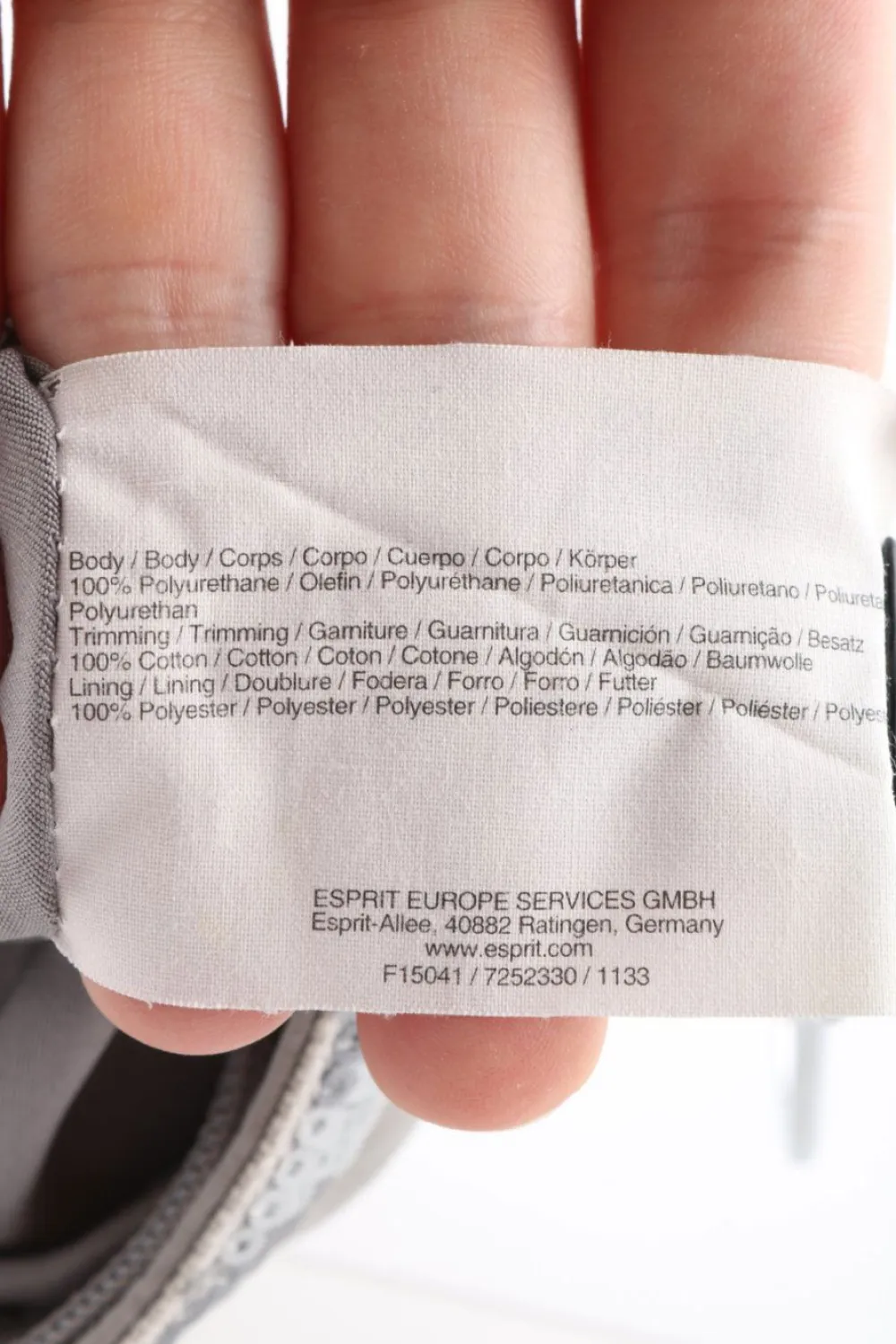 Minitaschen>Esprit Minitasche hellgrausilberfarben