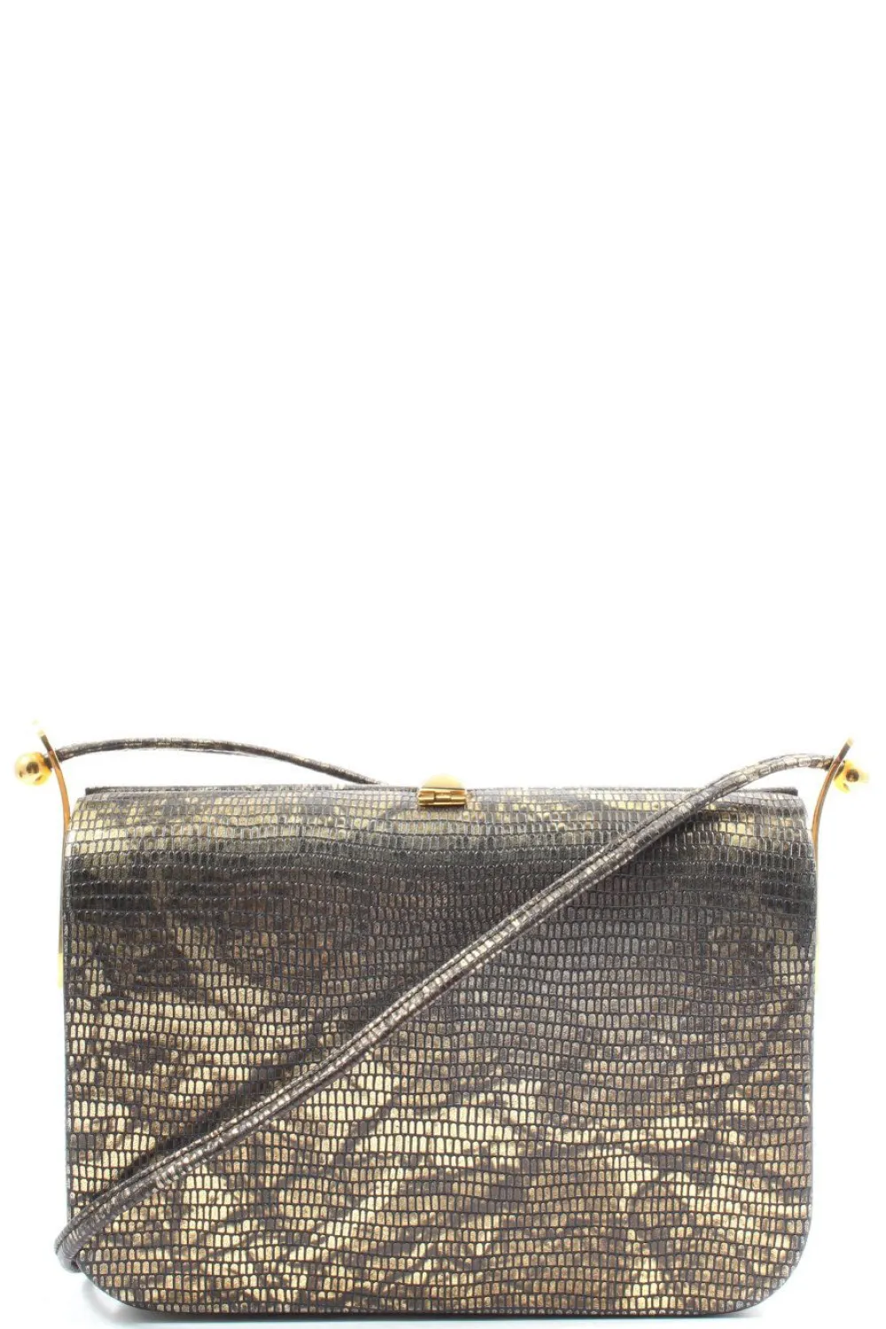 Minitaschen>Franco Bellini Minitasche braunwollweiß